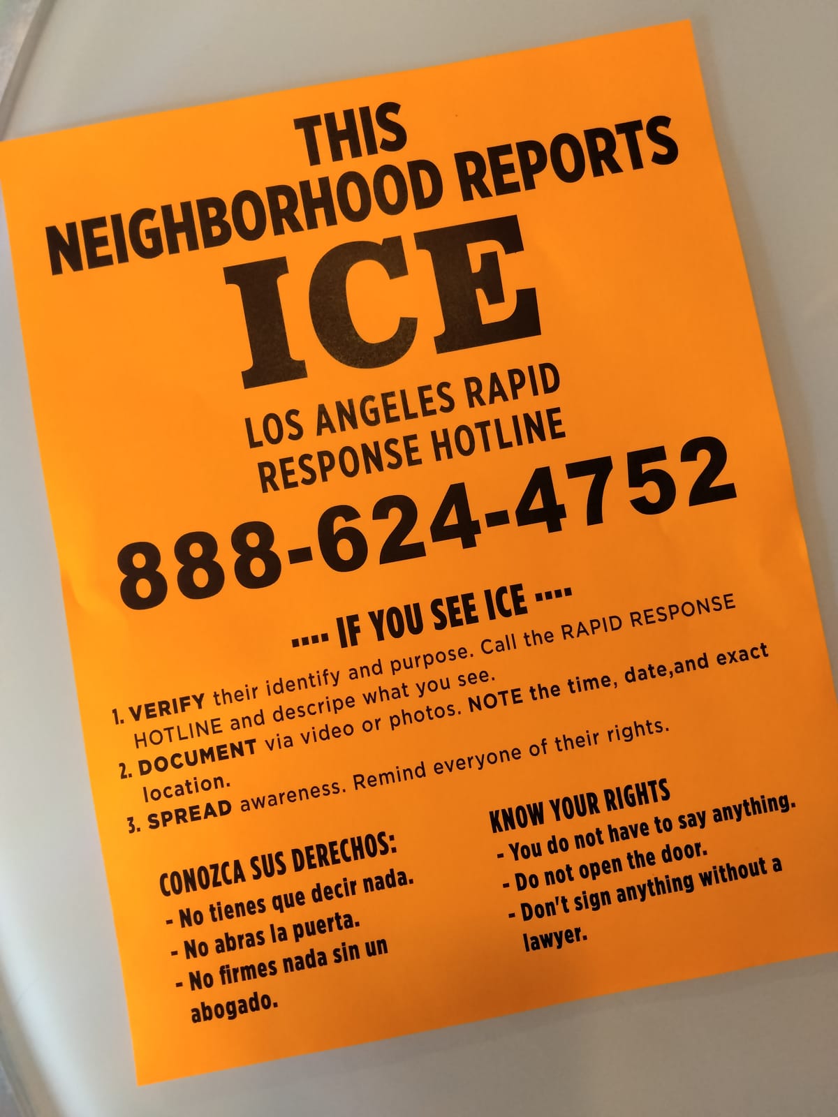 Flock Safety update, ICE Watch & One Million Rising