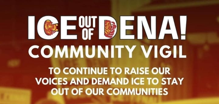 Community vigil tonight at Villa Parke